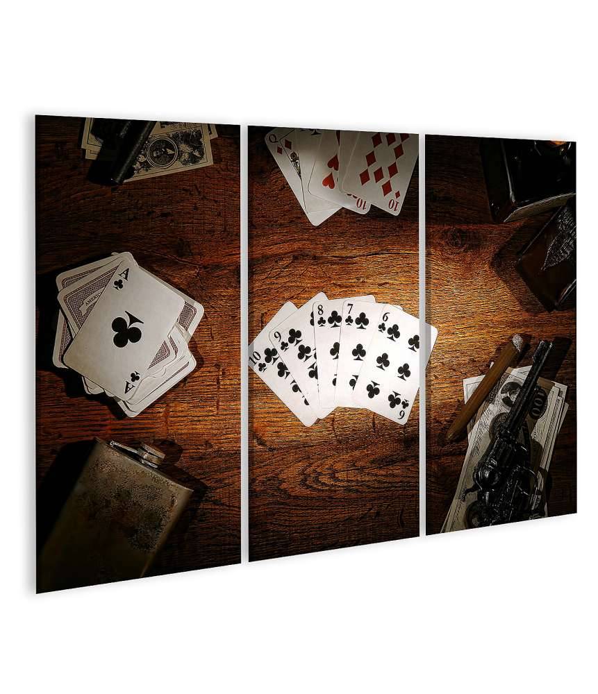 Islandburner Bild auf Leinwand Legendäres Wandbild des alten Poker-Spielers aus dem amerikanischen Westen Fabrik Onlineshop