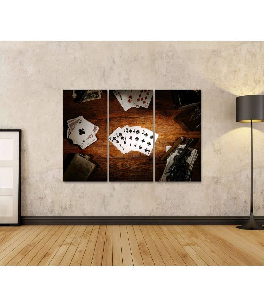 Islandburner Bild auf Leinwand Legendäres Wandbild des alten Poker-Spielers aus dem amerikanischen Westen Fabrik Onlineshop