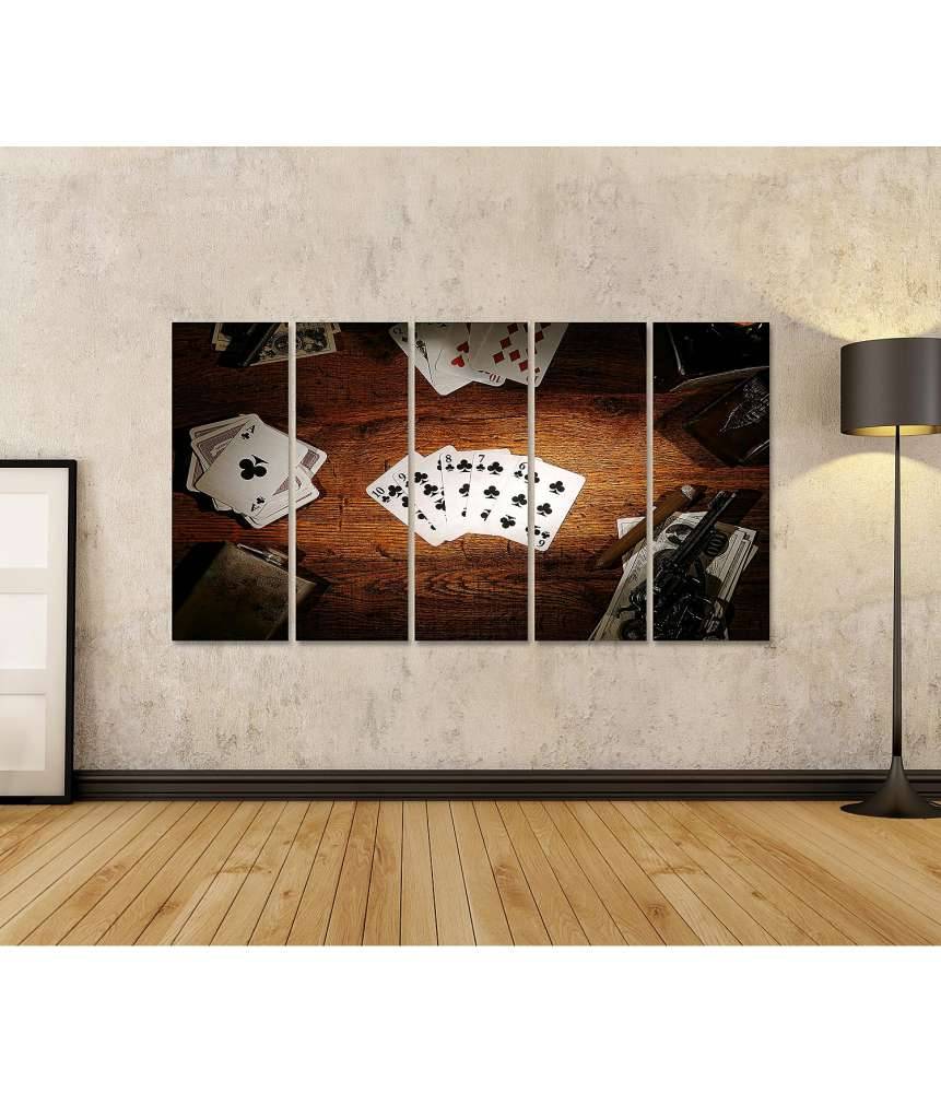 Islandburner Bild auf Leinwand Legendäres Wandbild des alten Poker-Spielers aus dem amerikanischen Westen Zeitbegrenzte Promotion