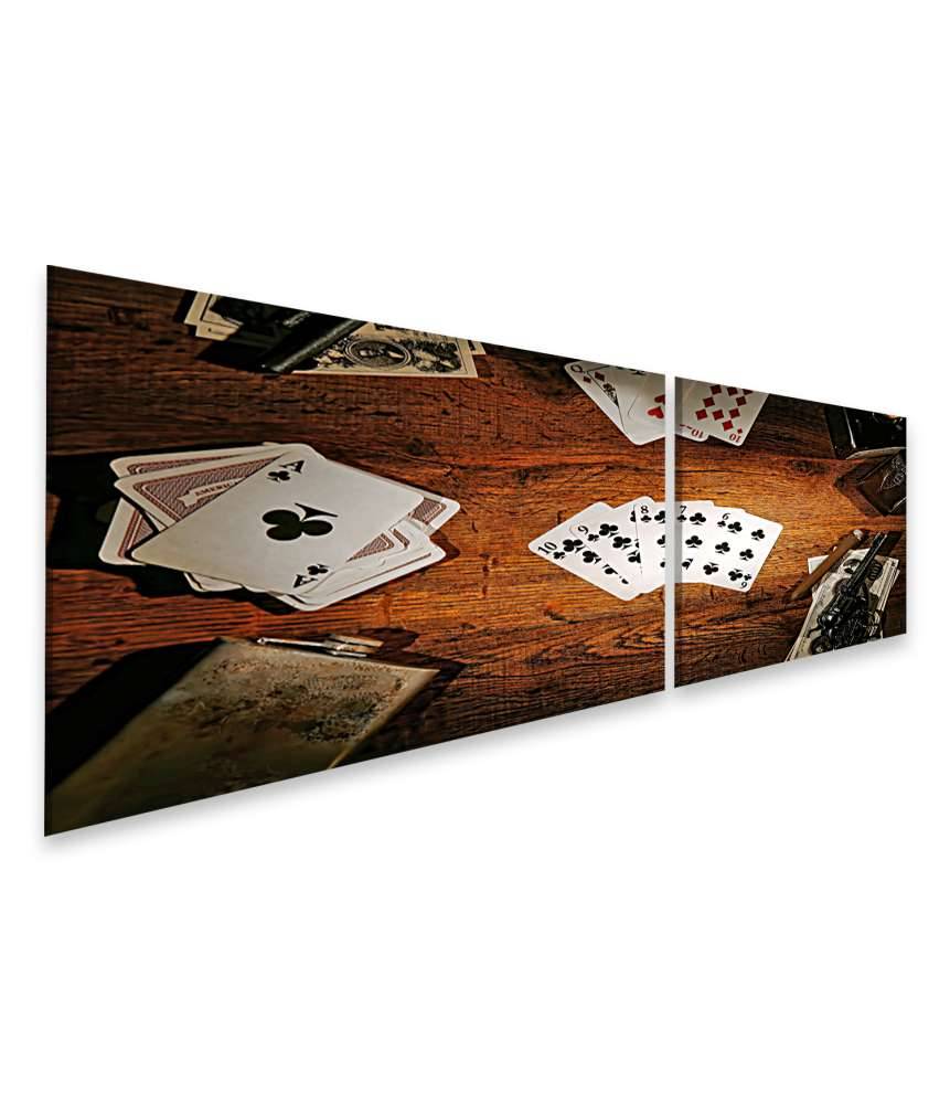 Islandburner Bild auf Leinwand Legendäres Wandbild des alten Poker-Spielers aus dem amerikanischen Westen Angebote