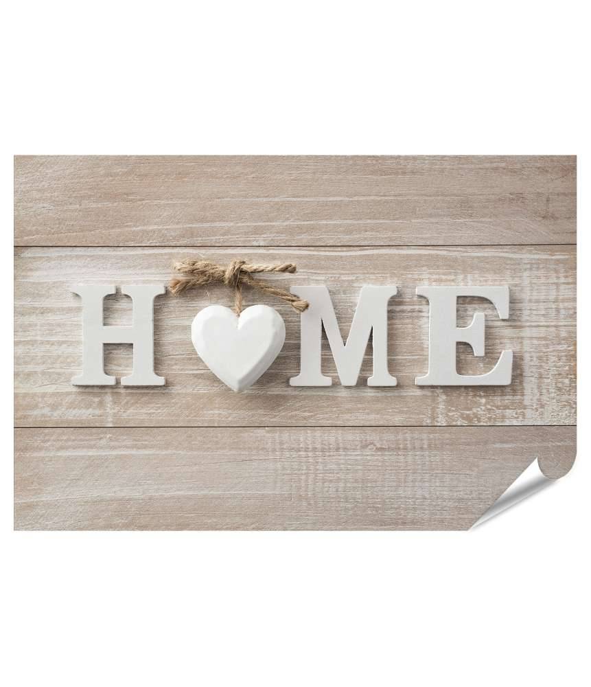 Islandburner Premium Poster Home Sweet Home Vintage Holzschild für Flur oder Eingangsbereich Letzte 3 Tage