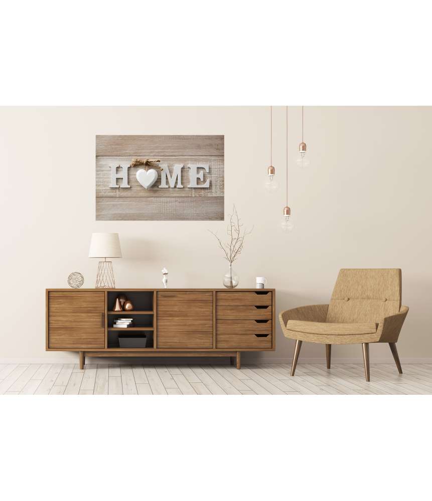 Islandburner Premium Poster Home Sweet Home Vintage Holzschild für Flur oder Eingangsbereich Letzte 3 Tage
