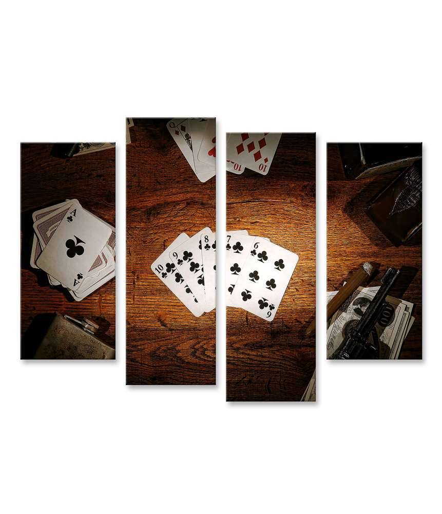 Islandburner Bild auf Leinwand Legendäres Wandbild des alten Poker-Spielers aus dem amerikanischen Westen Verkauf