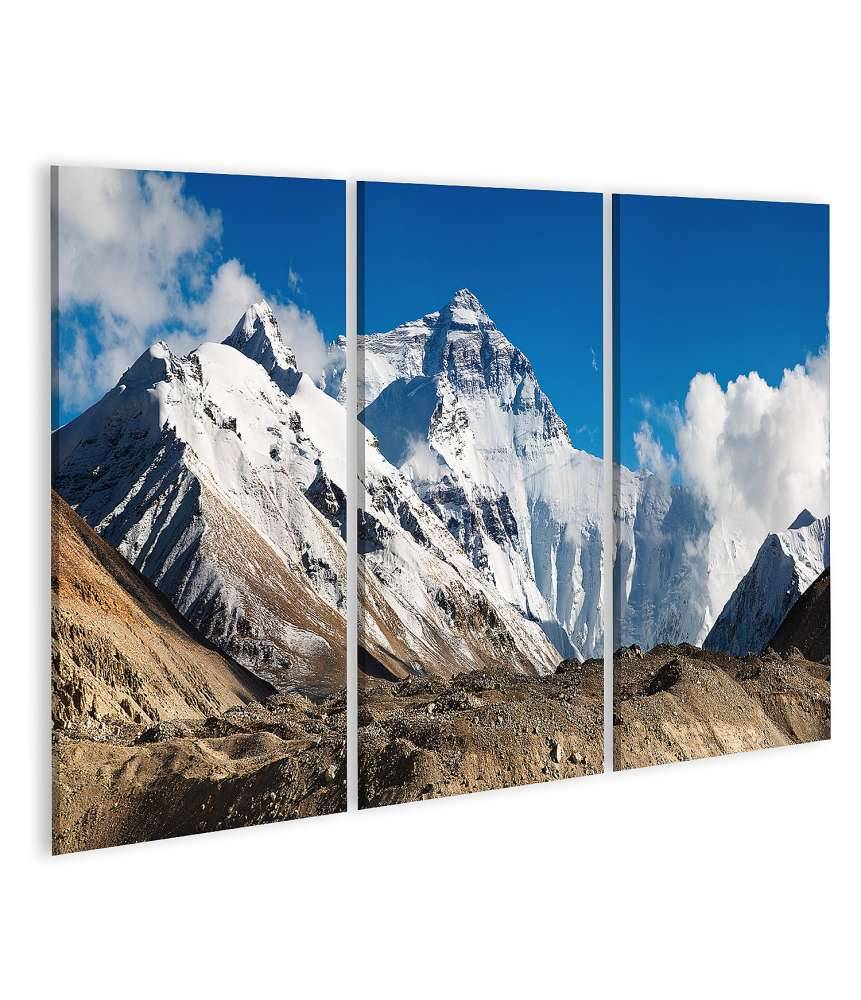 Islandburner Bild auf Leinwand Beeindruckendes Wandbild des majestätischen Mount Everest Fabrik Onlineshop