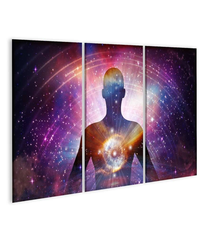 Islandburner Bild auf Leinwand Spirituelle Reise: Wandbild zur Darstellung von Astralprojektion und Seelenreise Günstig kaufen