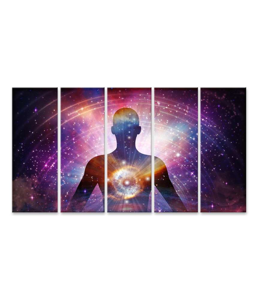 Islandburner Bild auf Leinwand Spirituelle Reise: Wandbild zur Darstellung von Astralprojektion und Seelenreise
