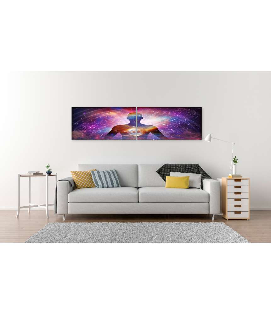 Islandburner Bild auf Leinwand Spirituelle Reise: Wandbild zur Darstellung von Astralprojektion und Seelenreise Online Outlet
