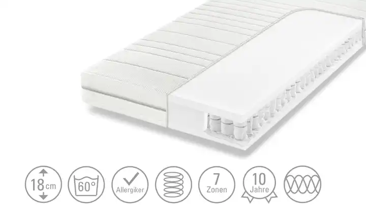 Dreamer eXpress7-Zonen-Tonnentaschenfederkernmatratze Flexo 2 Discount Store für neue Produkte