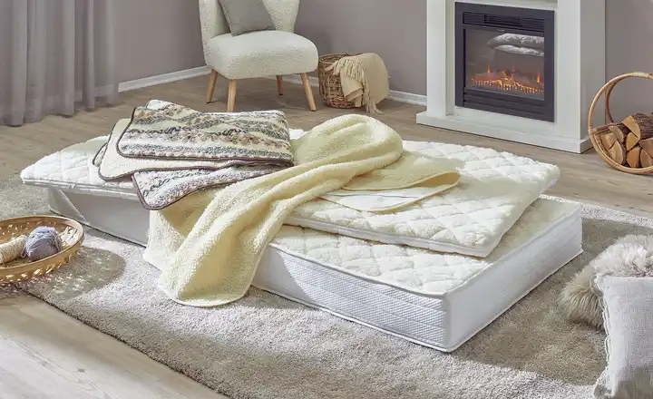 Matratzentopper Elegant Lammflor Kostenloser Versand international
