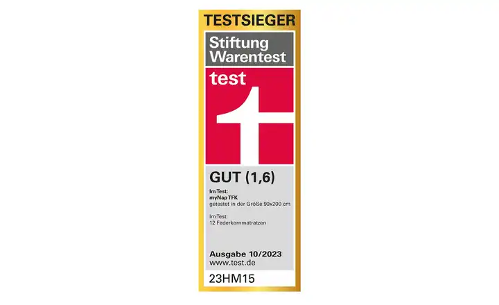 SCHLARAFFIATaschenfederkernmatratze myNap TFK 2025