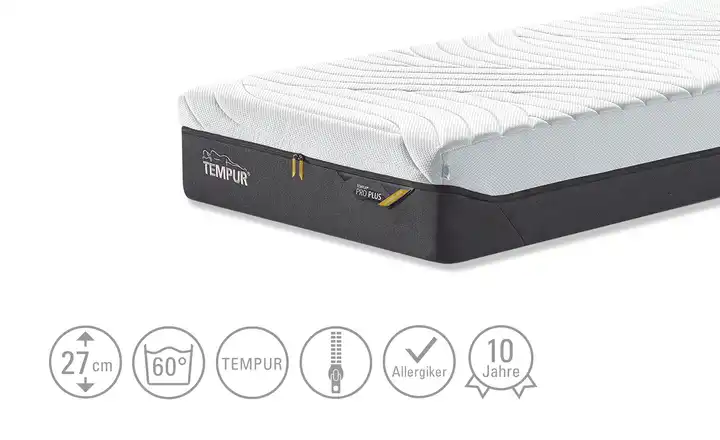 TEMPURViscoschaummatratze Medium Firm Pro Plus CoolQuilt Auslauf