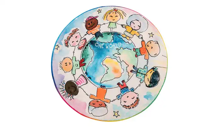 Kinderteppich World Flash Sale