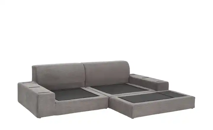smartEcksofa in trendigem Cordstoff Lianea Begrenztes Angebot