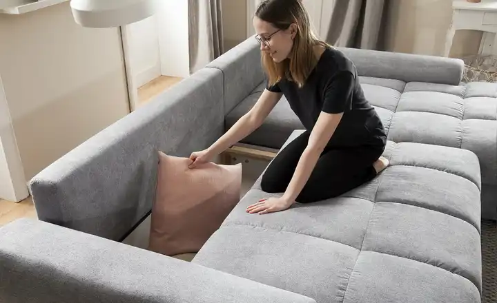bobbEcksofa mit praktischem Stauraum Soumia Muttertagsangebot