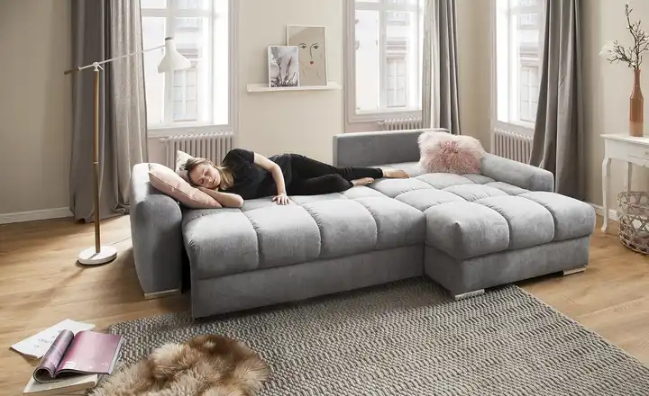 bobbEcksofa mit praktischem Stauraum Soumia Muttertagsangebot