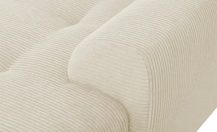 bobbEcksofa in kuscheligem Cordstoff Soumia Vatertagsangebot