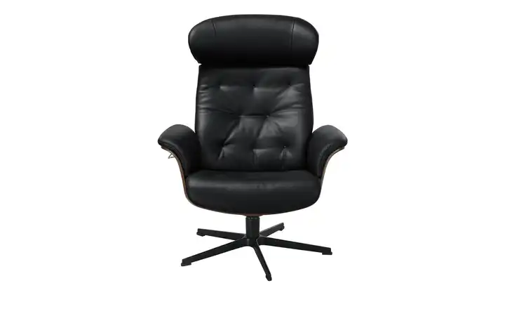 Sessel in Leder mit Knopfnaht Timeout Riesige Ersparnisse