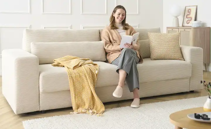 Big Sofa mit Schlaffunktion Branna Kostenlose Rückgabe