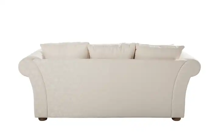 Landhaus-Sofa weiß - Flachgewebe Olivia Letzte 2 Tage