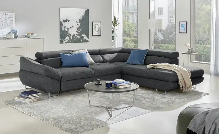 switchEcksofa aus Flachgewebe Fabio Black Friday Preise
