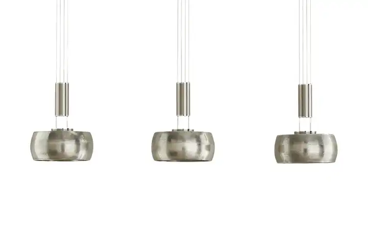 Fischer-HonselLED-Pendelleuchte, 3-flammig, Schirme Nickel-matt antik Fabrikverkauf
