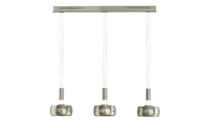 Fischer-HonselLED-Pendelleuchte, 3-flammig, Schirme Nickel-matt antik Fabrikverkauf