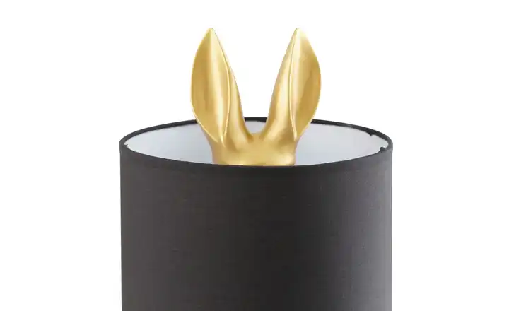 KHGTischleuchte, 1-flammig, goldfarben `Hase´ Kostenloser Versand