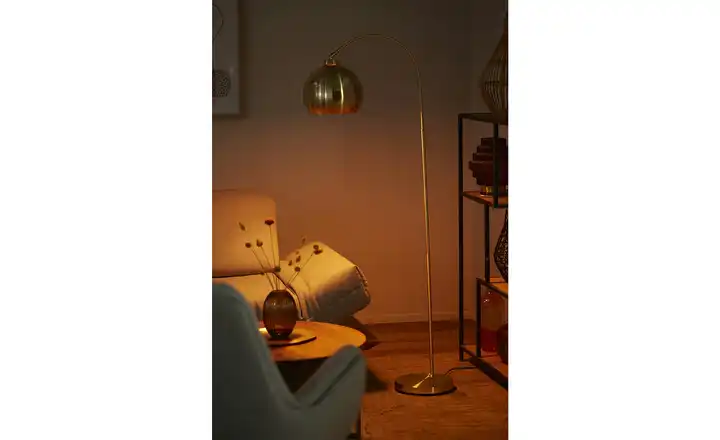 KHGBogenleuchte, 1-flammig, messing-matt