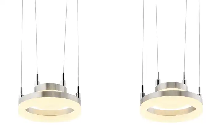 MeisterleuchtenLED-Pendelleuchte, 4-flammig, nickel matt Versandkostenfrei