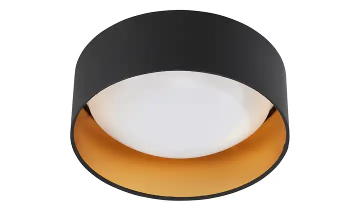 KHGLED-Deckenleuchte, 1-flammig, schwarz/goldfarben Online Outlet