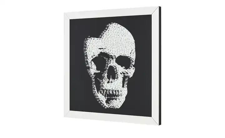 Wandspiegel mit Totenkopf Xino Günstiger Verkauf
