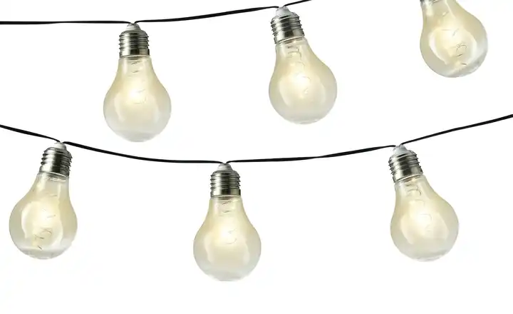 LED Solarlichterkette Glühbirne Nur für heute