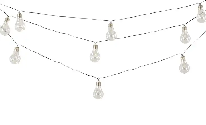 LED Solarlichterkette Glühbirne Nur für heute