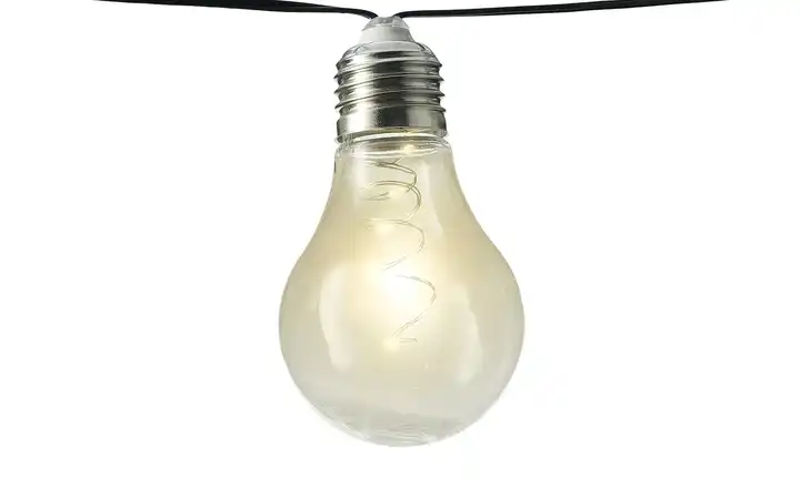 LED Solarlichterkette Glühbirne Nur für heute