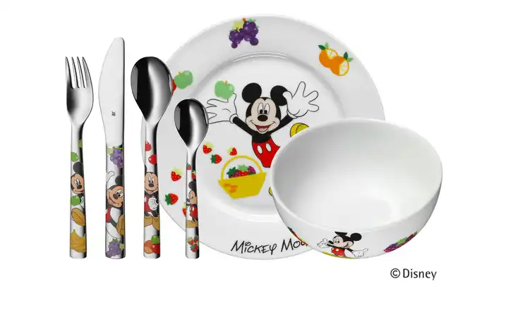 WMFKindergeschirr, 6-teilig Mickey Mouse