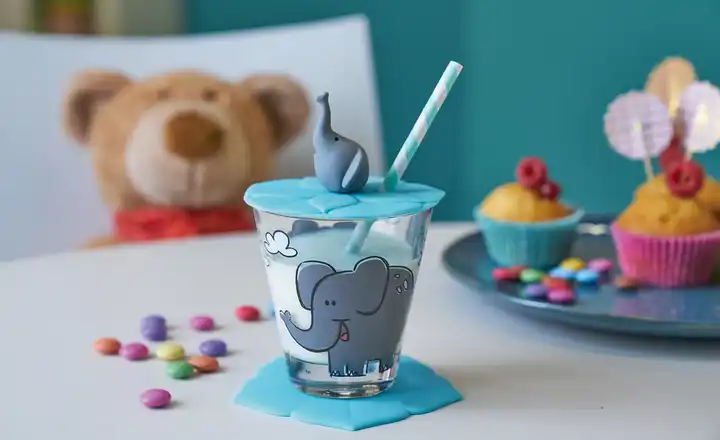 LEONARDOKinder Trink - Set 9-tlg. Löwe / Krokodil / Elefant Bambini Begrenzte Freigabe