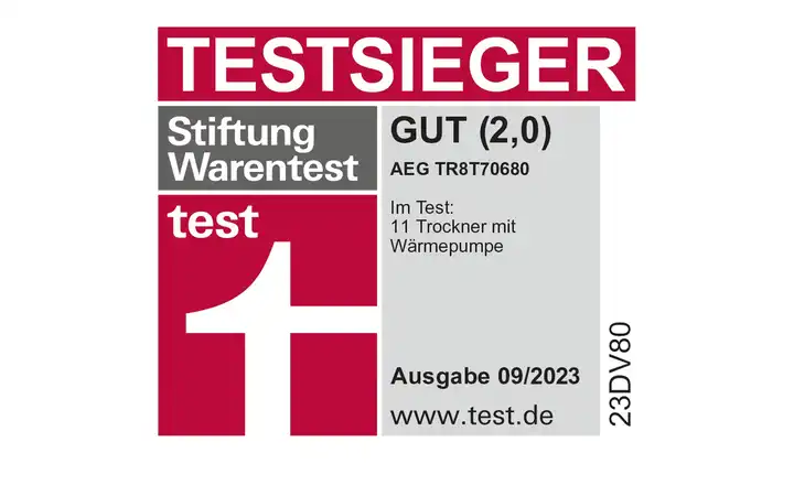 AEGTrockner TR8T70680 Weihnachtsangebot