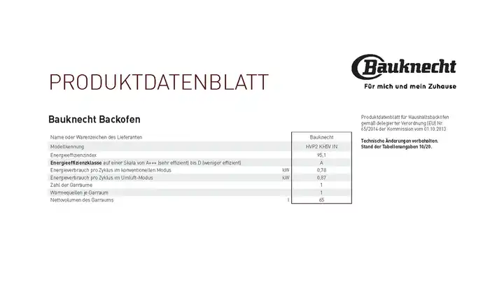 BauknechtEinbau-Herdset HEKO H200 Bis zu 65% Rabatt
