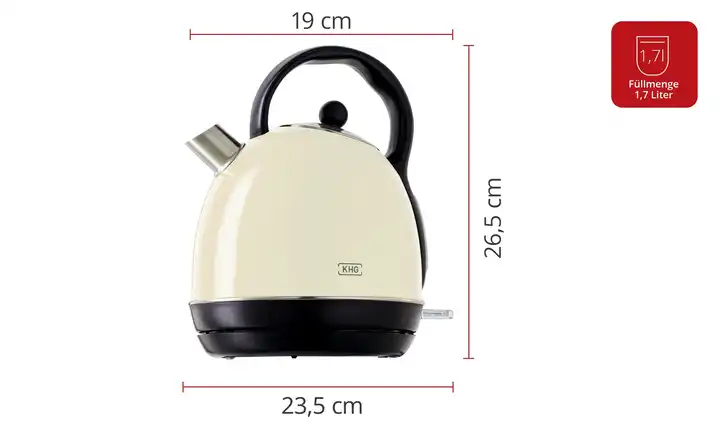 KHGWasserkocher WK-1711 (C) Begrenzt auf 3 Tage