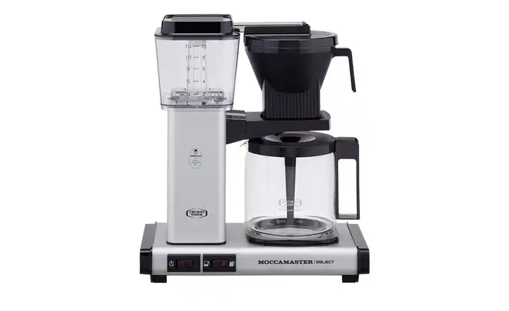 MoccamasterKaffeautomat KBG Select Matt Silver 50% Rabatt für begrenzte Zeit