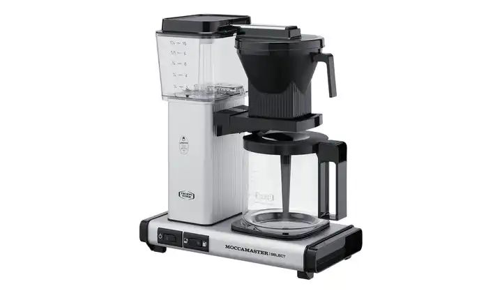 MoccamasterKaffeautomat KBG Select Matt Silver 50% Rabatt für begrenzte Zeit