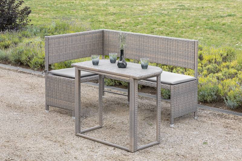 Merxx Eckbank Set 4tlg. Klapptisch 90 x 50 cm Nur für heute