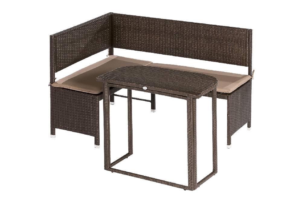 Merxx Eckbank Set 4tlg. Klapptisch 90 x 50 cm Discount Store für neue Produkte