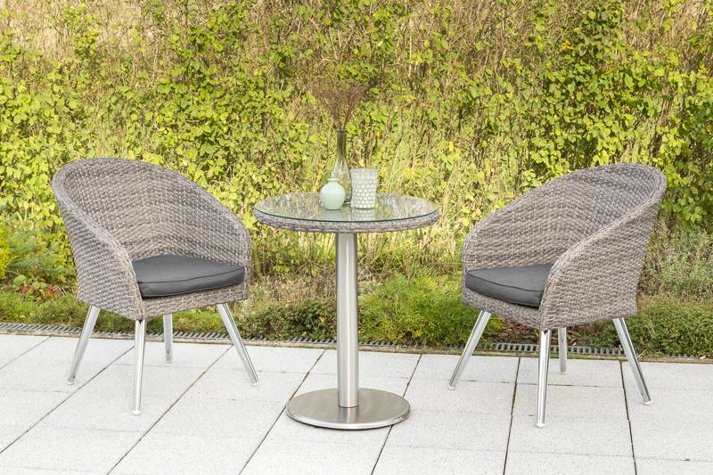 Merxx Boulevard Set 3tlg. Tisch 65 x 65 cm Online Outlet