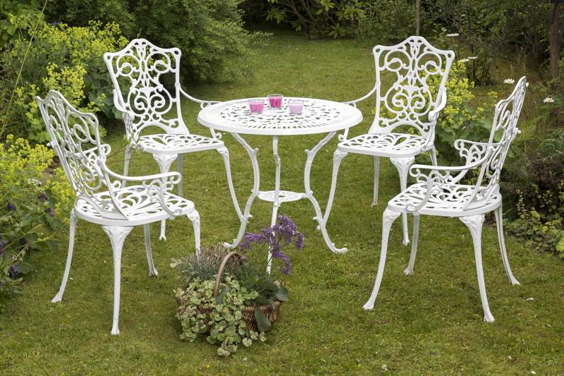 Merxx Lugano Set 5tlg. Tisch rund ø 70 cm Tägliche Deals