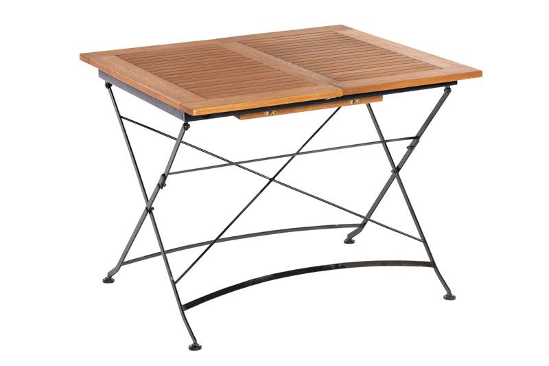 Merxx Schlossgarten Set 5tlg. Klappausziehtisch 100/150 x 90 cm Neueste Stile