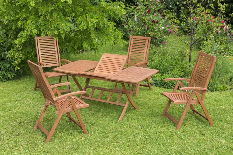 Merxx Gartenmöbelset Cordoba 9tlg. Ausziehtisch 110/160 x 90 cm Fabrikladen