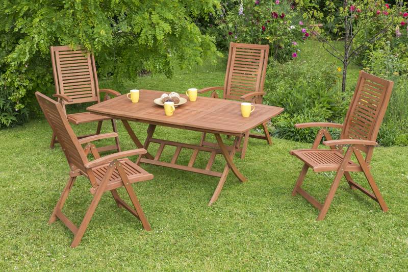 Merxx Gartenmöbelset Cordoba 9tlg. Ausziehtisch 110/160 x 90 cm Fabrikladen