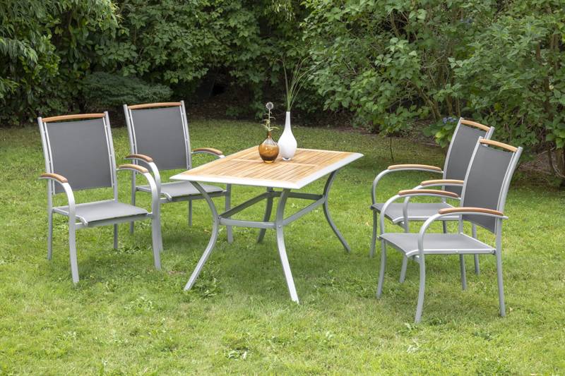 Merxx Siena Set 5tlg. Tisch 140 x 80 cm Speichern exportieren