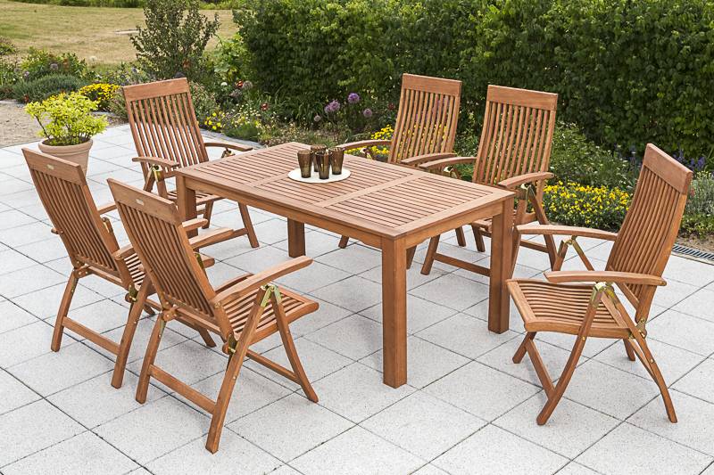 Merxx Comodoro Set 7tlg. Tisch 170 x 90 cm Sonderangebot